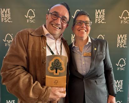 Teakhaus Founder Accepts 2025 FSC Leadership Award