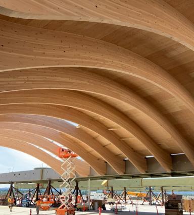 Portland Airport Under Construction